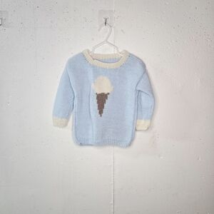 Ice Cream Motif Sweater